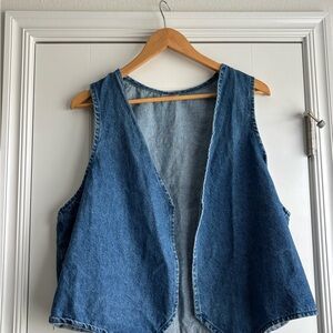 Blue Denim Vest